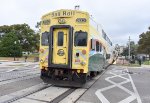 Sunrail Train # P316 heading away from Winter Park Station